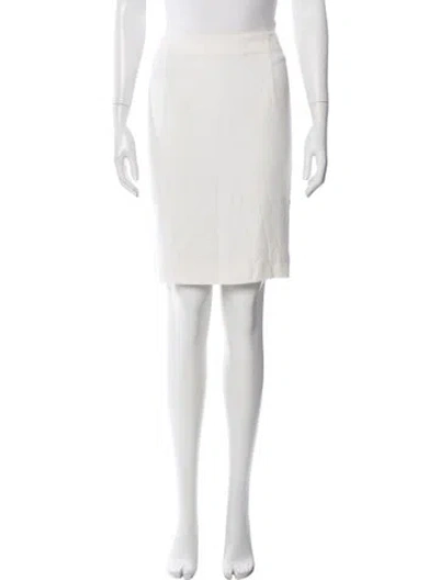 Pre-owned Andrew Gn Knee-length Skirt In Neutral