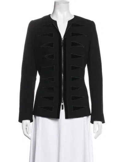 Pre-owned Andrew Gn Vintage Wool Jacket In Black