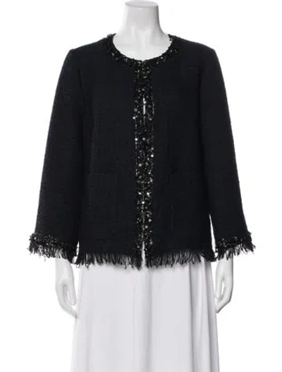 Pre-owned Andrew Gn Wool Tweed Pattern Jacket In Multi