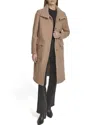 Andrew Marc Almedia Cadet Wool-blend Coat In Neutral