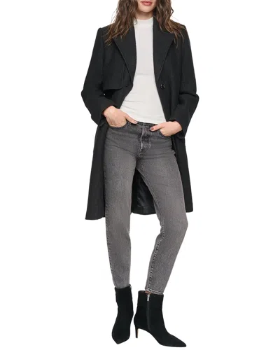 Andrew Marc Besette Boiled Wool-blend Coat In Multi