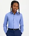 Andrew Marc Big Boys Classic Button Down Shirt In Blue