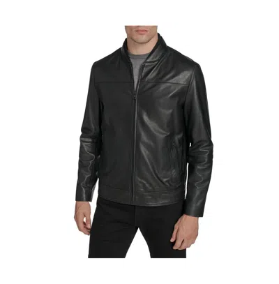 Andrew Marc Black Label Men's Weston Leather Jacket In Black