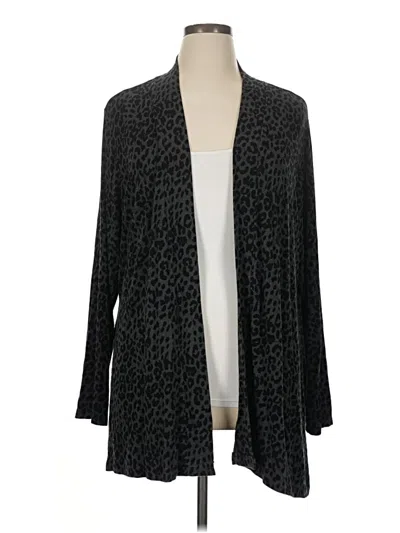 Pre-owned Andrew Marc Cardigan Sweater In Black