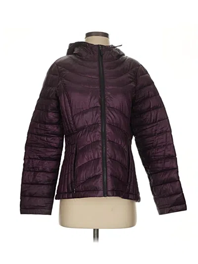 Pre-owned Andrew Marc Cardigan Sweater In Purple