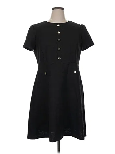Pre-owned Andrew Marc Casual Dress In Black