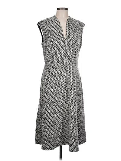 Pre-owned Andrew Marc Casual Dress In Gray