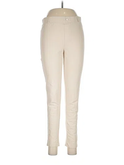 Pre-owned Andrew Marc Casual Pants In Ivory