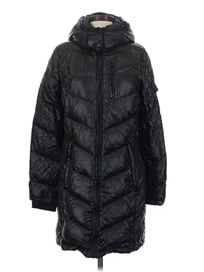 Pre-owned Andrew Marc Coat In Black