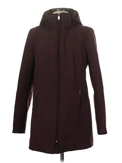 Pre-owned Andrew Marc Coat In Burgundy