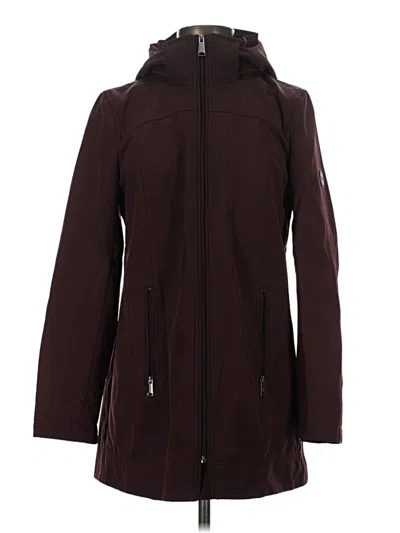 Pre-owned Andrew Marc Coat In Burgundy