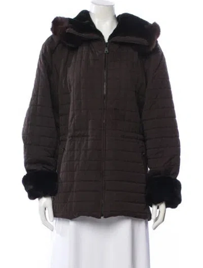 Pre-owned Andrew Marc Coat In Gray