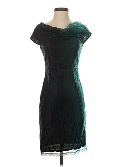 Pre-owned Andrew Marc Cocktail Dress In Blue