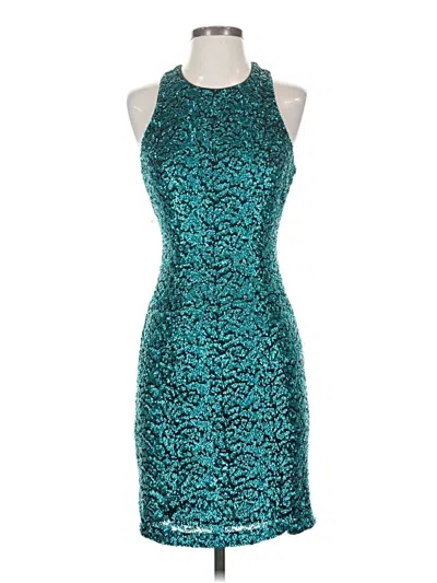 Pre-owned Andrew Marc Cocktail Dress In Blue