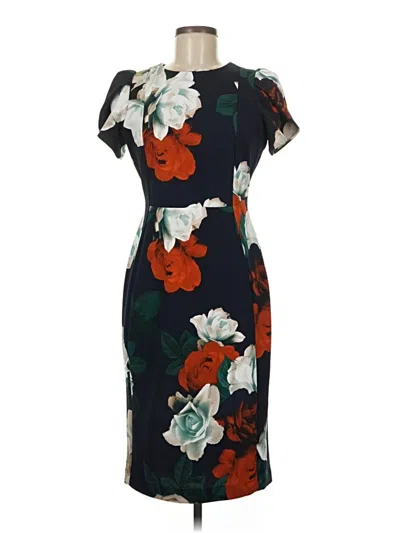 Pre-owned Andrew Marc Cocktail Dress In Blue