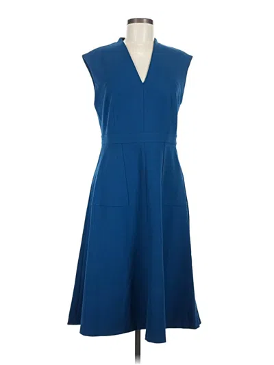 Pre-owned Andrew Marc Cocktail Dress In Blue