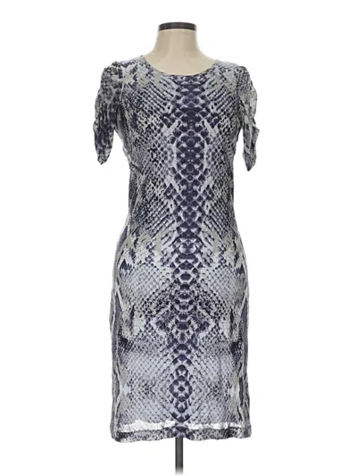 Pre-owned Andrew Marc Cocktail Dress In Blue