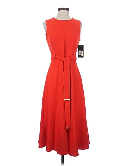 Pre-owned Andrew Marc Cocktail Dress In Red