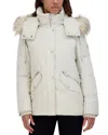 Andrew Marc Daphne Down Puffer Jacket In Neutral