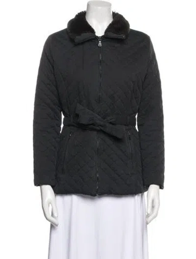 Pre-owned Andrew Marc Denim Jacket In Black