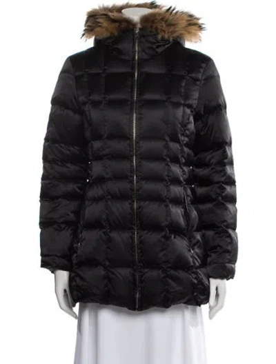 Pre-owned Andrew Marc Down Coat In Black