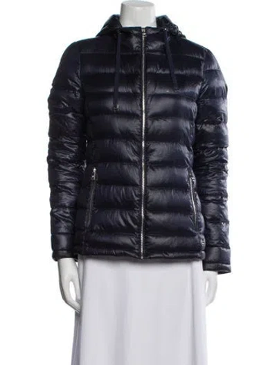 Pre-owned Andrew Marc Down Coat In Black