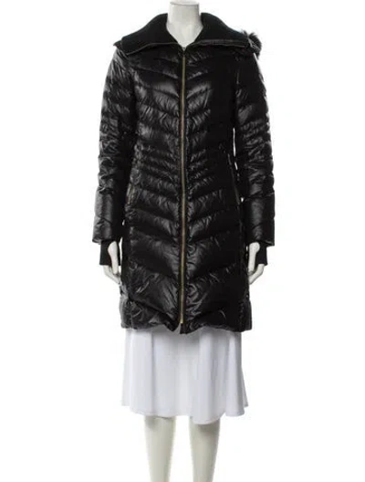 Pre-owned Andrew Marc Down Coat In Black