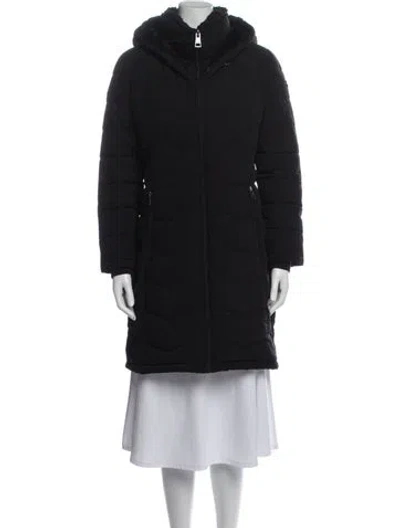Pre-owned Andrew Marc Down Coat In Black