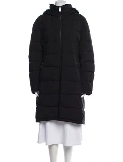Pre-owned Andrew Marc Down Coat In Black