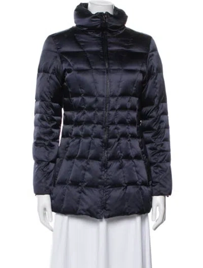 Pre-owned Andrew Marc Down Coat In Blue