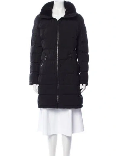Pre-owned Andrew Marc Down Coat In Blue