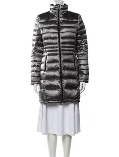 Pre-owned Andrew Marc Down Coat In Grey