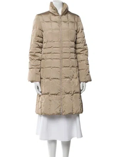 Pre-owned Andrew Marc Down Coat In Neutral
