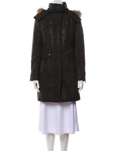 Pre-owned Andrew Marc Down Jacket In Black