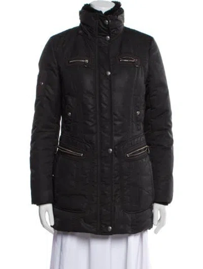 Pre-owned Andrew Marc Down Jacket In Black