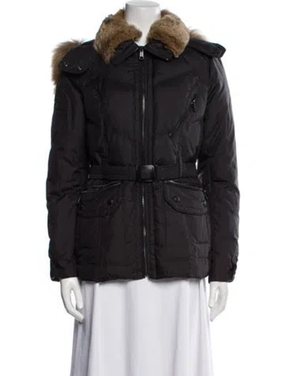 Pre-owned Andrew Marc Down Jacket In Black