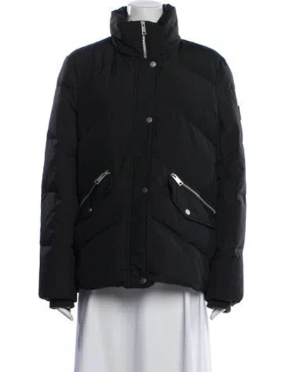 Pre-owned Andrew Marc Down Jacket In Black