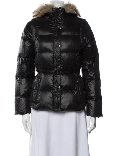 Pre-owned Andrew Marc Down Jacket In Black