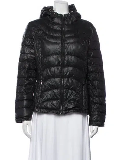 Pre-owned Andrew Marc Down Jacket In Black