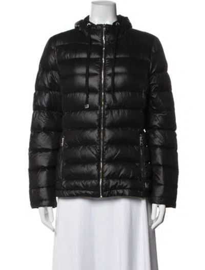 Pre-owned Andrew Marc Down Jacket In Black