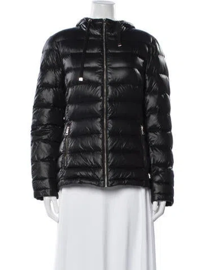 Pre-owned Andrew Marc Down Jacket In Black