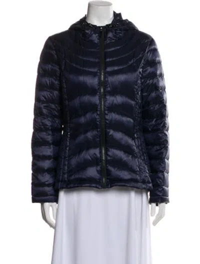 Pre-owned Andrew Marc Down Jacket In Blue