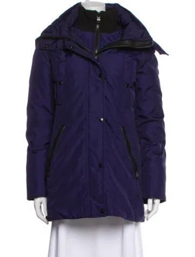 Pre-owned Andrew Marc Down Jacket In Blue