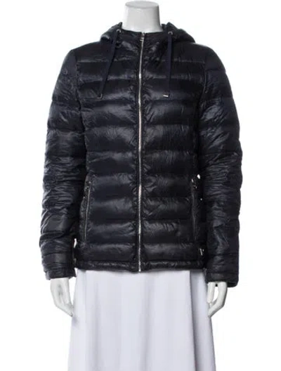 Pre-owned Andrew Marc Down Jacket In Blue