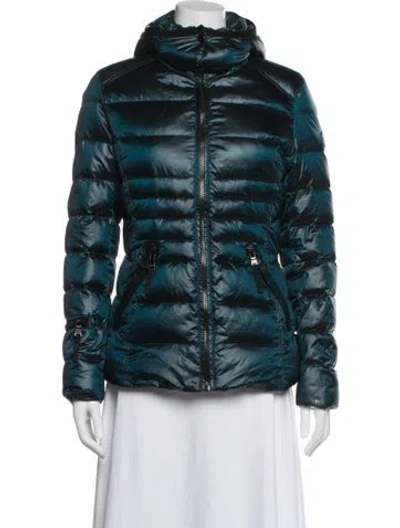 Pre-owned Andrew Marc Down Jacket In Blue