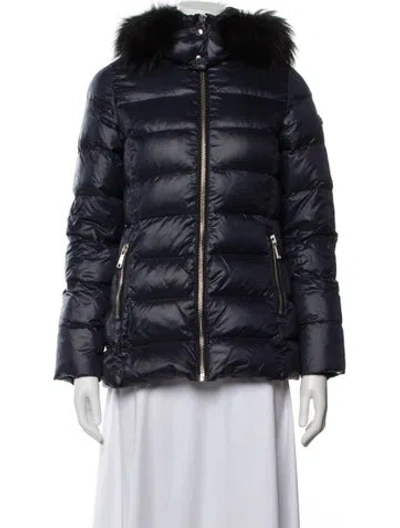 Pre-owned Andrew Marc Down Jacket In Blue