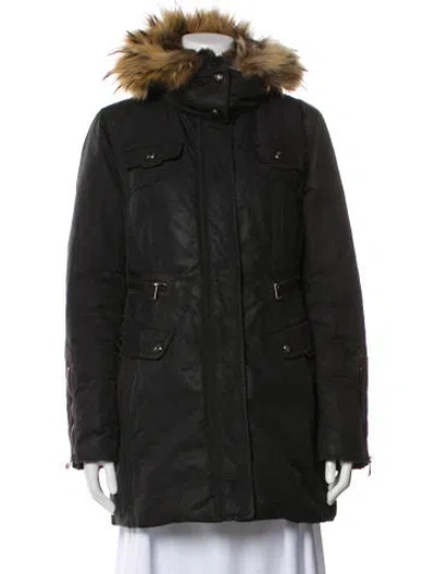 Pre-owned Andrew Marc Down Jacket In Green