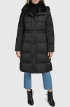 Andrew Marc Emery Coat In Black