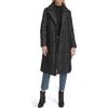Andrew Marc Farren Water Resistant Puffer Coat In Black