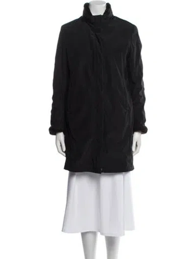 Pre-owned Andrew Marc Faux Fur Jacket In Black